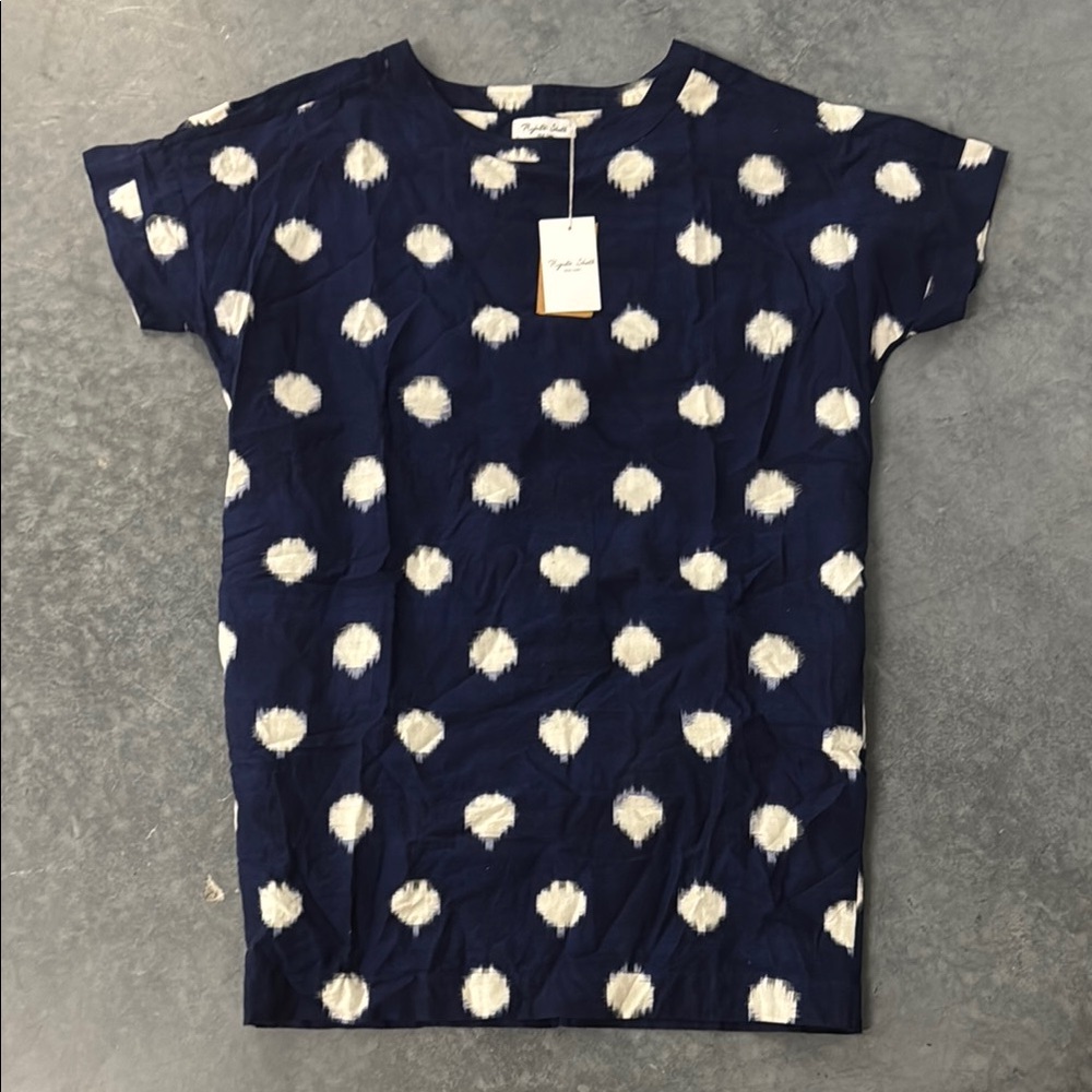 Rujuta Sheth Ikat Navy Dot Tunic